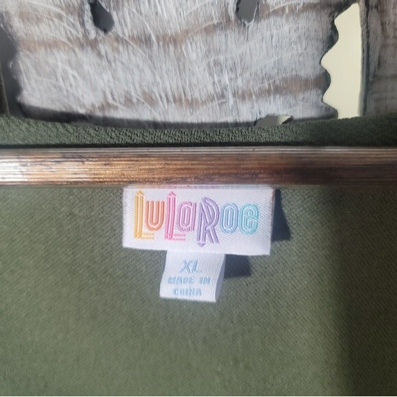 LulaRoe Nicole Colorblock ShortSleeve Midi Dress with Pockets Womens Size XL NWT - Picture 3 of 12